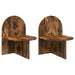 Noptieră 2 pcs Stejar fumuriu 48 x 49 x 65 cm Lemn prelucrat - WALTI WALTI