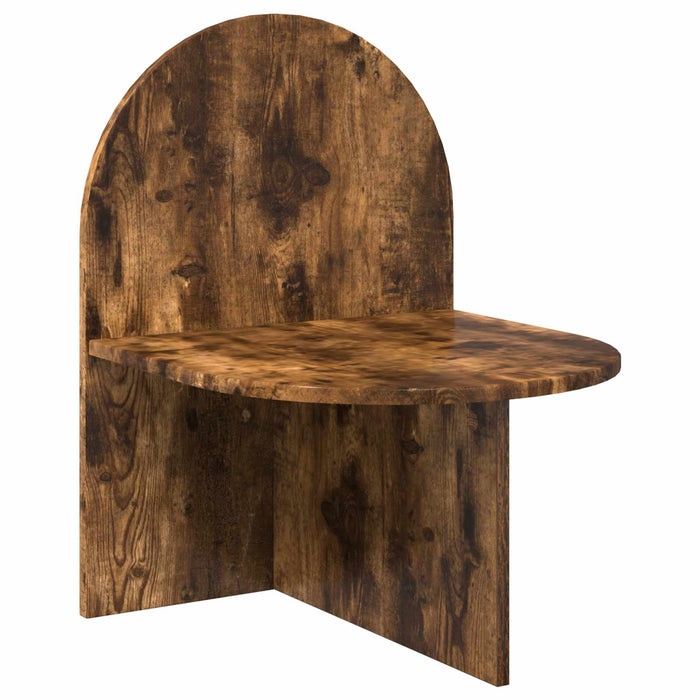 Noptieră 2 pcs Stejar fumuriu 48 x 49 x 65 cm Lemn prelucrat - WALTI WALTI