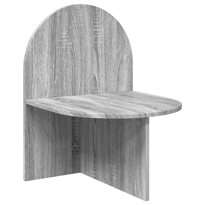 Noptieră 2 pcs Sonoma gri 48 x 49 x 65 cm Lemn prelucrat - WALTI WALTI