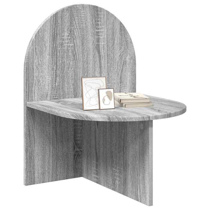 Noptieră 2 pcs Sonoma gri 48 x 49 x 65 cm Lemn prelucrat - WALTI WALTI