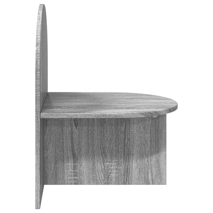 Noptieră 2 pcs Sonoma gri 48 x 49 x 65 cm Lemn prelucrat - WALTI WALTI