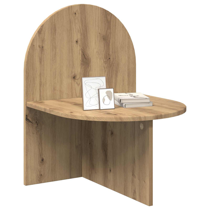Noptieră 2 pcs Stejar Artizanal 48 x 49 x 65 cm Lemn prelucrat - WALTI WALTI
