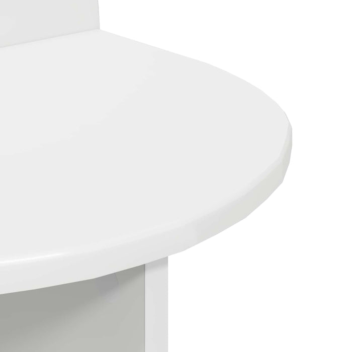 Noptieră 2 pcs Alb 40 x 35,5 x 45,5 cm Lemn prelucrat - WALTI WALTI