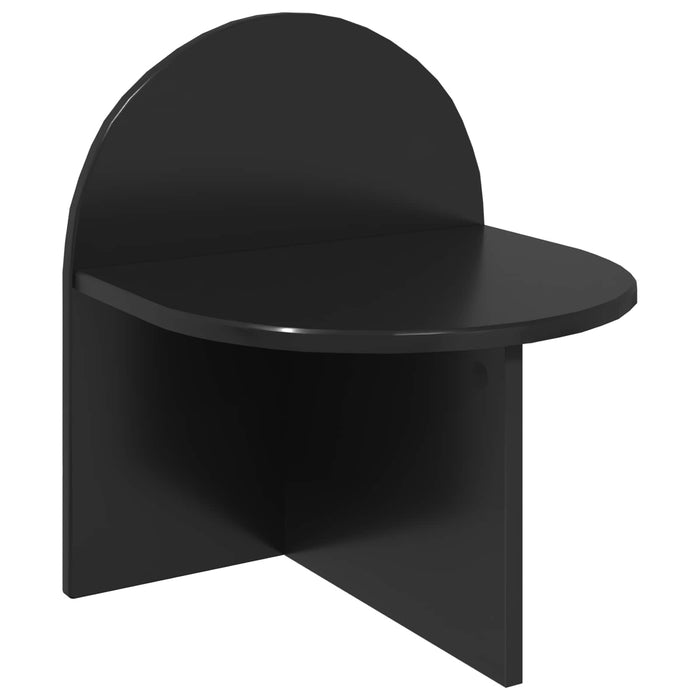 Noptieră 2 pcs Stejar Negru 40 x 35,5 x 45,5 cm Lemn prelucrat - WALTI WALTI