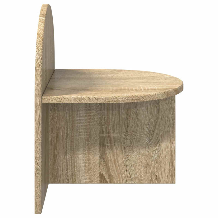 Noptieră 2 pcs Stejar Sonoma 40 x 35,5 x 45,5 cm Lemn prelucrat - WALTI WALTI