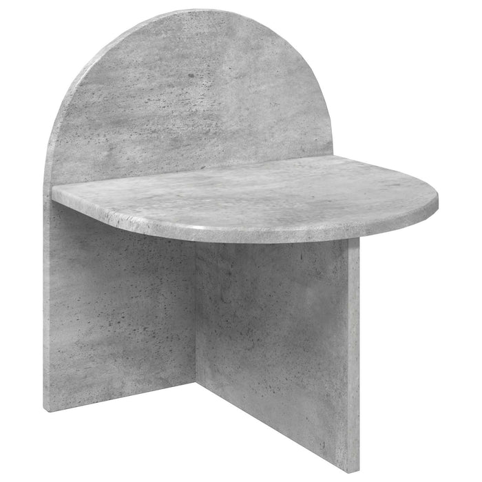 Noptieră Gri Beton 40 x 35,5 x 45,5 cm Lemn prelucrat - WALTI WALTI
