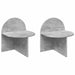 Noptieră 2 pcs Gri Beton 40 x 35,5 x 45,5 cm Lemn prelucrat - WALTI WALTI