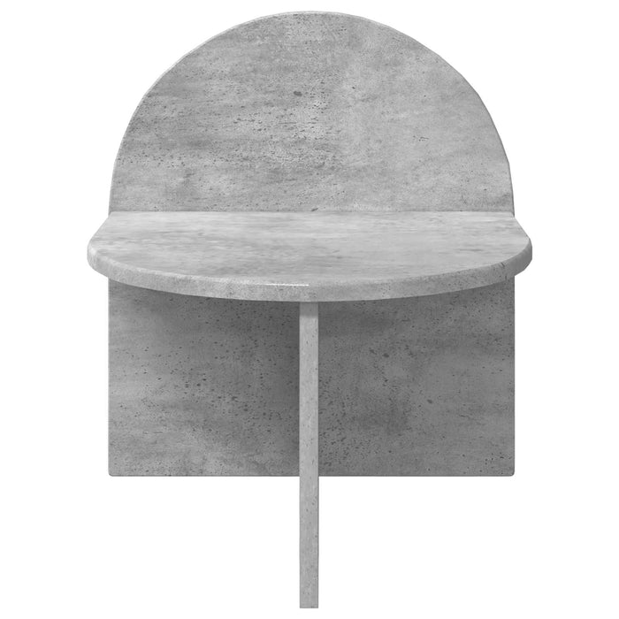 Noptieră 2 pcs Gri Beton 40 x 35,5 x 45,5 cm Lemn prelucrat - WALTI WALTI