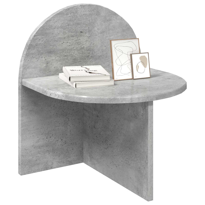 Noptieră 2 pcs Gri Beton 40 x 35,5 x 45,5 cm Lemn prelucrat - WALTI WALTI