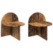 Noptieră 2 pcs Lemn vechi 40 x 35,5 x 45,5 cm Lemn prelucrat - WALTI WALTI