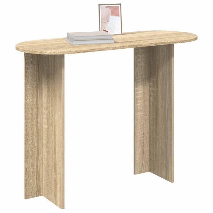 Masă de consolă Stejar Sonoma 100 x 39,5 x 75 cm Lemn prelucrat - WALTI WALTI