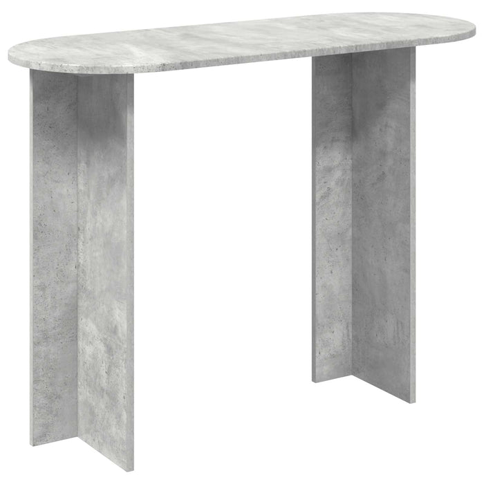 Masă de consolă Gri Beton 100 x 39,5 x 75 cm Lemn prelucrat - WALTI WALTI