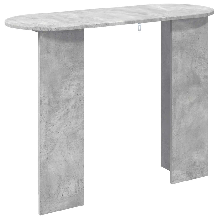 Masă de consolă Gri Beton 100 x 39,5 x 75 cm Lemn prelucrat - WALTI WALTI