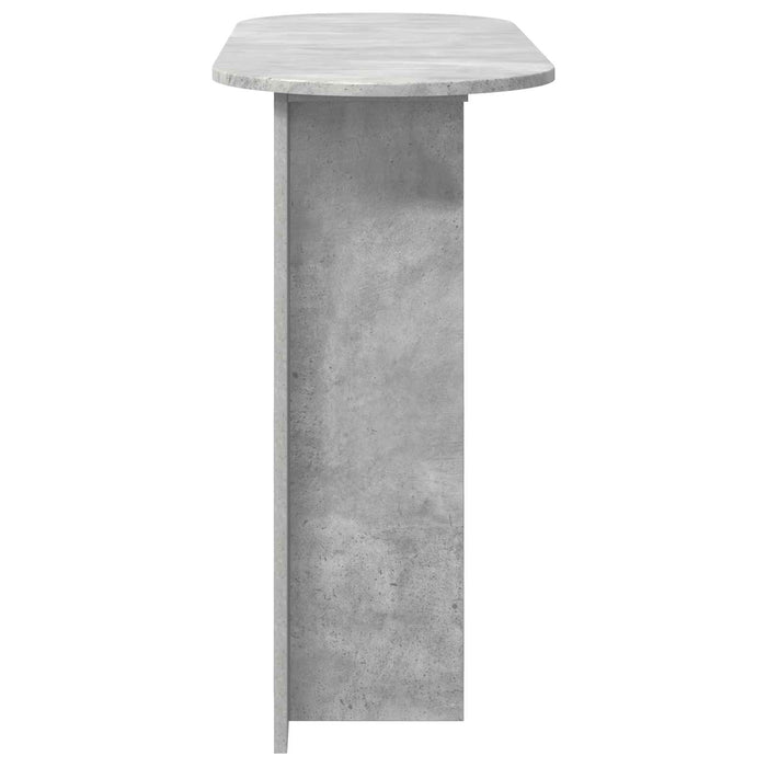 Masă de consolă Gri Beton 100 x 39,5 x 75 cm Lemn prelucrat - WALTI WALTI