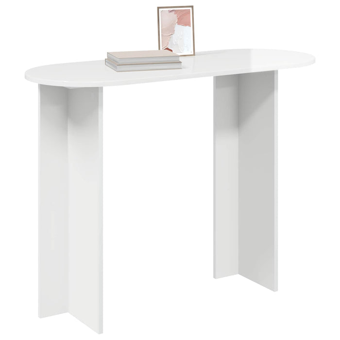 Masă de consolă Alb foarte lucios 100 x 39,5 x 75 cm - WALTI WALTI