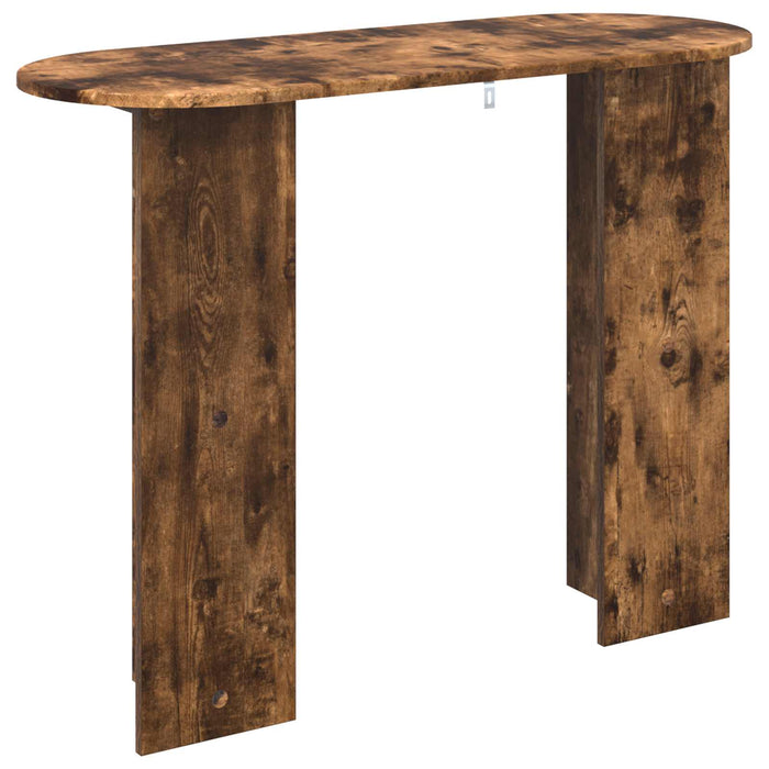 Masă de consolă cu depozitare Stejar fumuriu 100 x 39,5 x 75 cm - WALTI WALTI
