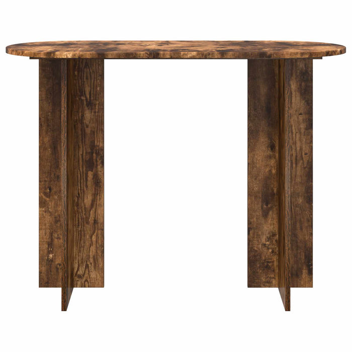 Masă de consolă cu depozitare Stejar fumuriu 100 x 39,5 x 75 cm - WALTI WALTI