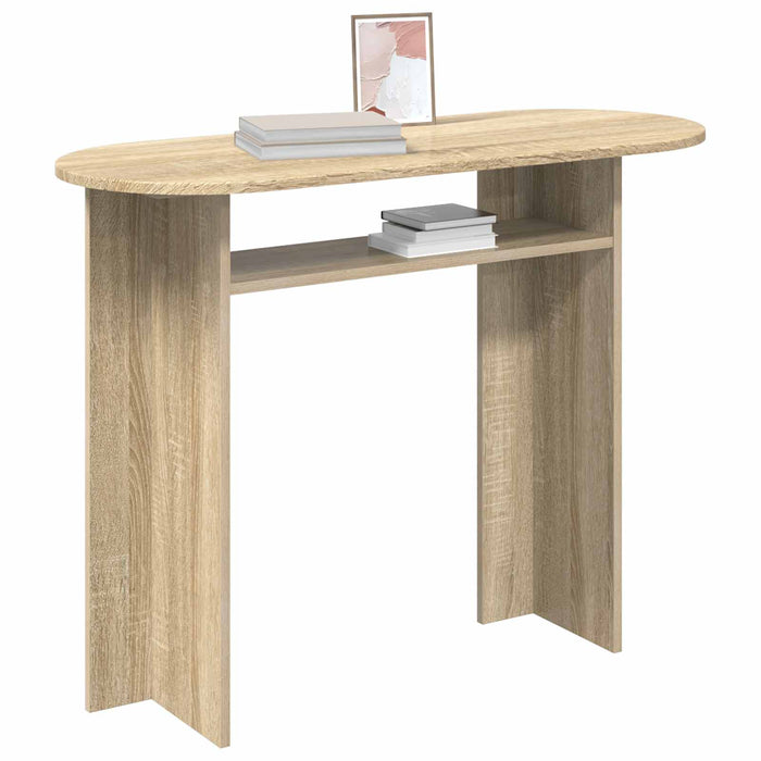 Masă de consolă Stejar Sonoma 100 x 39,5 x 75 cm Lemn prelucrat - WALTI WALTI