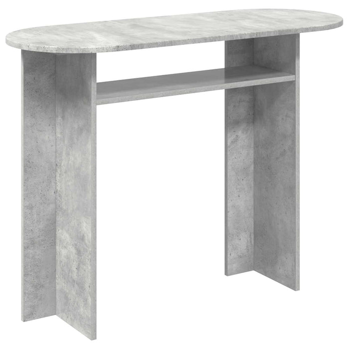 Masă de consolă Gri Beton 100 x 39,5 x 75 cm Lemn prelucrat - WALTI WALTI