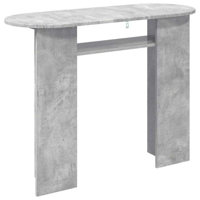 Masă de consolă Gri Beton 100 x 39,5 x 75 cm Lemn prelucrat - WALTI WALTI