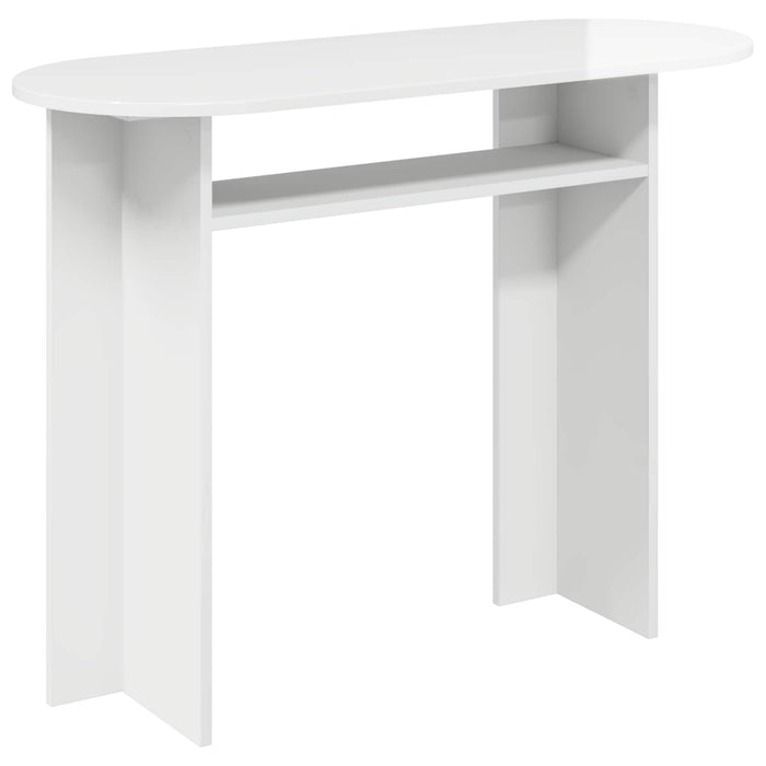 Masă de consolă Alb foarte lucios 100 x 39,5 x 75 cm - WALTI WALTI