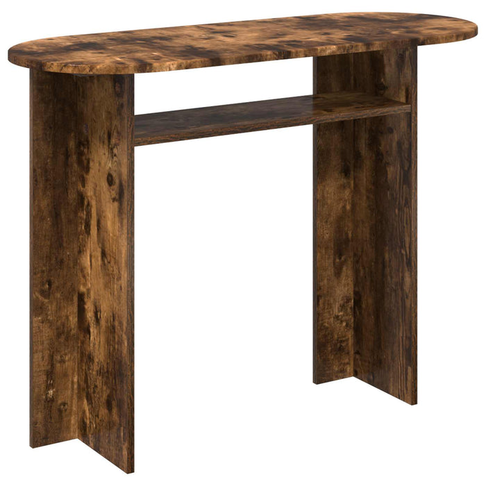 Masă de consolă cu depozitare Stejar fumuriu 100 x 39,5 x 75 cm - WALTI WALTI