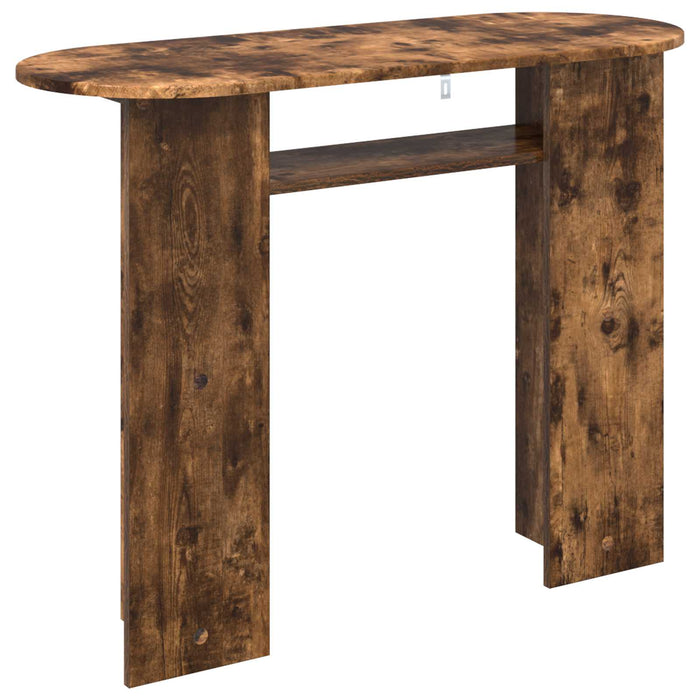 Masă de consolă cu depozitare Stejar fumuriu 100 x 39,5 x 75 cm - WALTI WALTI