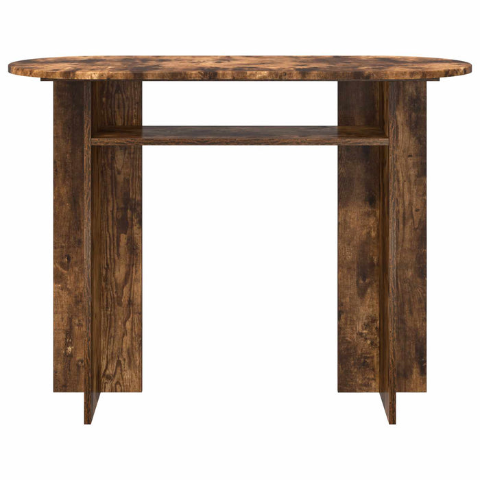 Masă de consolă cu depozitare Stejar fumuriu 100 x 39,5 x 75 cm - WALTI WALTI