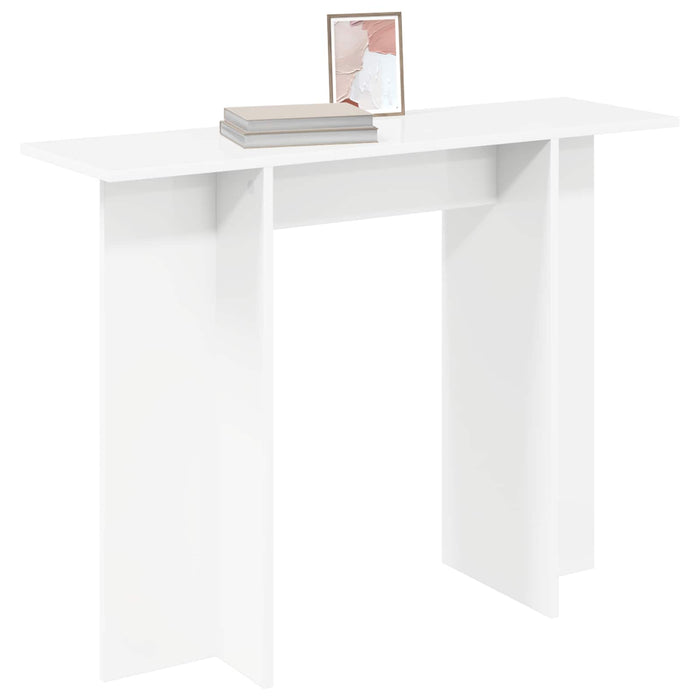 Masă de consolă Alb 100 x 30 x 75 cm Lemn prelucrat - WALTI WALTI