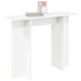 Masă de consolă Alb 100 x 30 x 75 cm Lemn prelucrat - WALTI WALTI