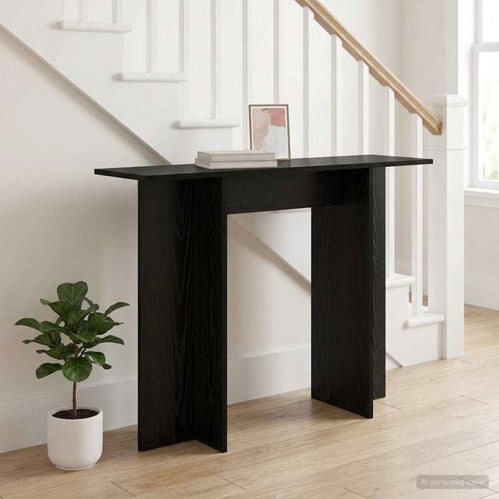 Masă de consolă Stejar Negru 100 x 30 x 75 cm Lemn prelucrat - WALTI WALTI