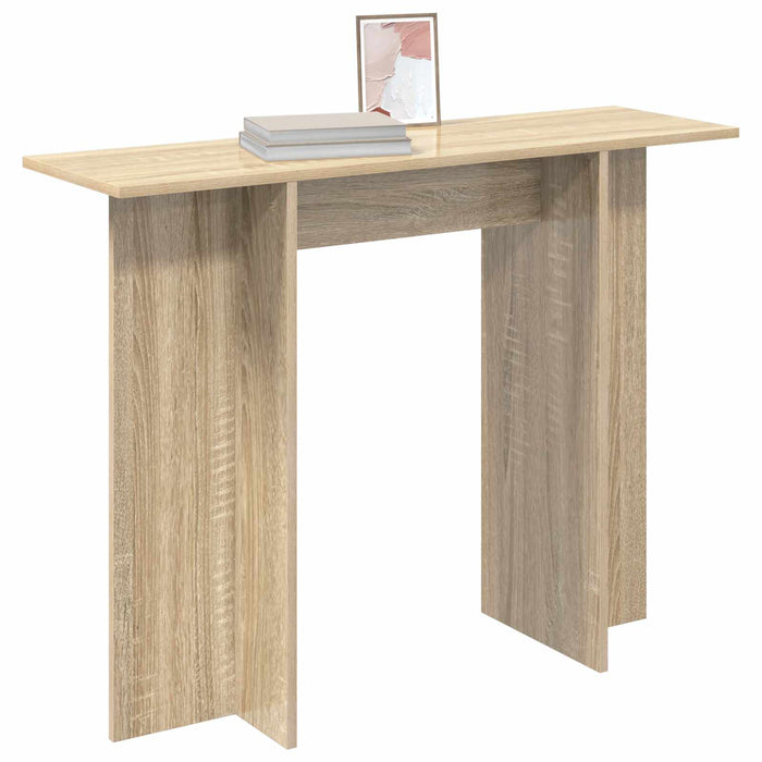 Masă de consolă Stejar Sonoma 100 x 30 x 75 cm Lemn prelucrat - WALTI WALTI