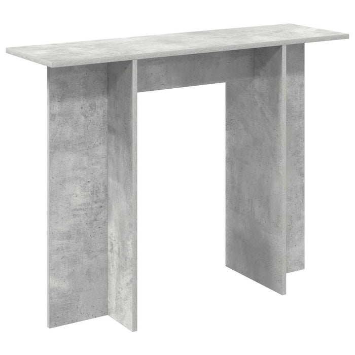 Masă de consolă Gri Beton 100 x 30 x 75 cm Lemn prelucrat - WALTI WALTI