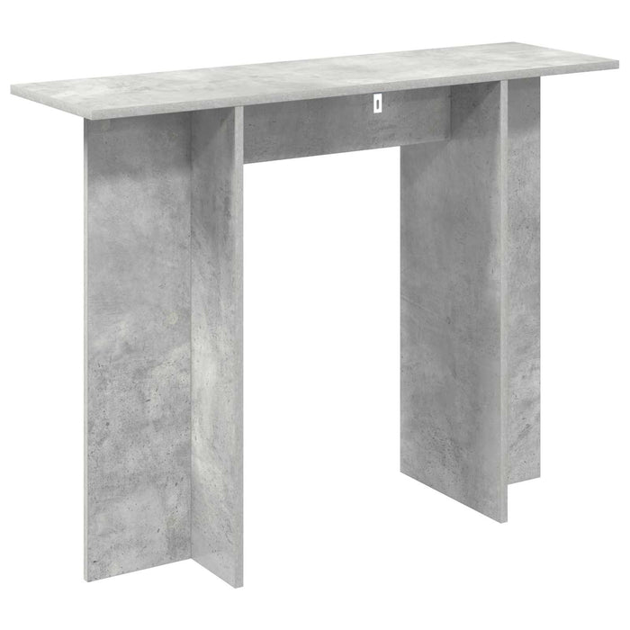 Masă de consolă Gri Beton 100 x 30 x 75 cm Lemn prelucrat - WALTI WALTI