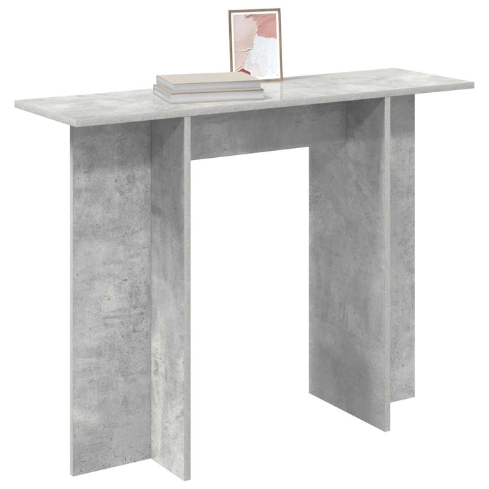 Masă de consolă Gri Beton 100 x 30 x 75 cm Lemn prelucrat - WALTI WALTI