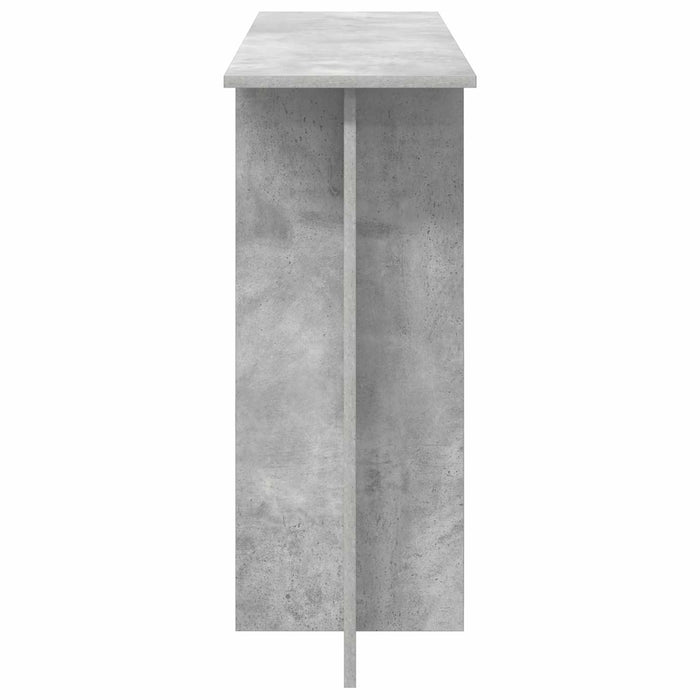 Masă de consolă Gri Beton 100 x 30 x 75 cm Lemn prelucrat - WALTI WALTI
