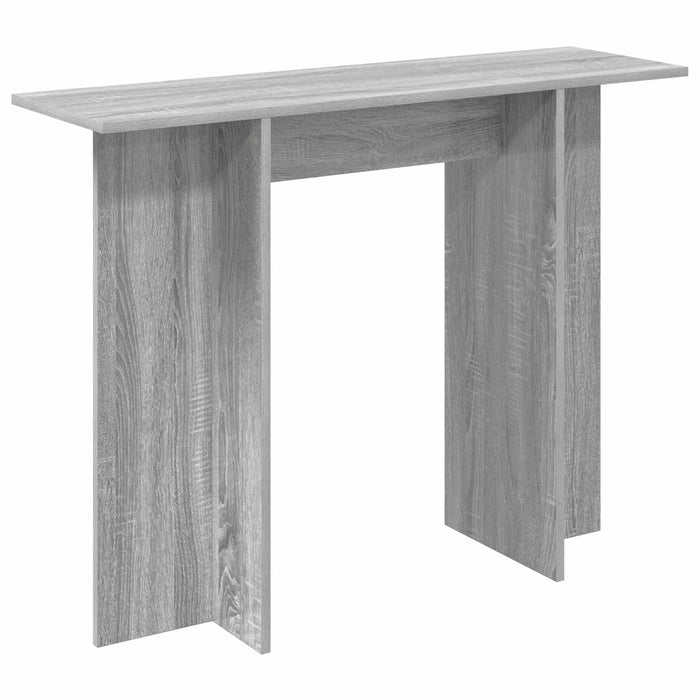 Masă de consolă Sonoma gri 100 x 30 x 75 cm Lemn prelucrat - WALTI WALTI