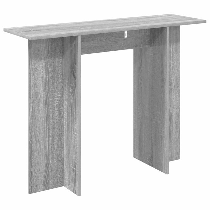 Masă de consolă Sonoma gri 100 x 30 x 75 cm Lemn prelucrat - WALTI WALTI