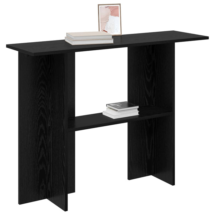 Masă de consolă Stejar Negru 100 x 30 x 75 cm Lemn prelucrat - WALTI WALTI
