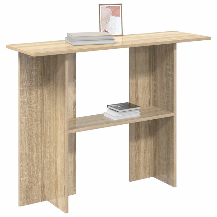 Masă de consolă Stejar Sonoma 100 x 30 x 75 cm Lemn prelucrat - WALTI WALTI