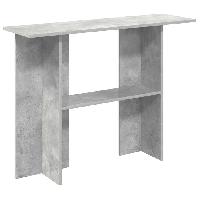 Masă de consolă Gri Beton 100 x 30 x 75 cm Lemn prelucrat - WALTI WALTI