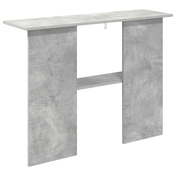 Masă de consolă Gri Beton 100 x 30 x 75 cm Lemn prelucrat - WALTI WALTI