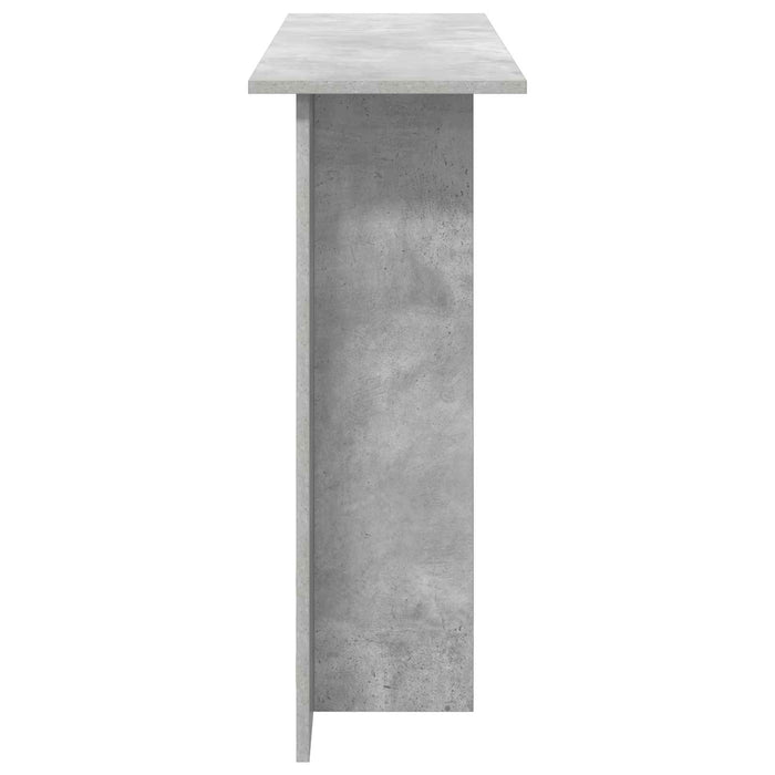 Masă de consolă Gri Beton 100 x 30 x 75 cm Lemn prelucrat - WALTI WALTI
