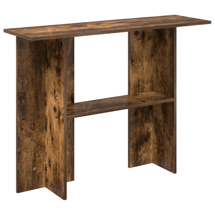 Masă de consolă Stejar fumuriu 100 x 30 x 75 cm Lemn prelucrat - WALTI WALTI