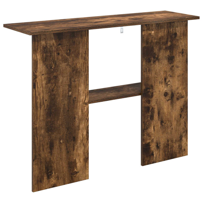 Masă de consolă Stejar fumuriu 100 x 30 x 75 cm Lemn prelucrat - WALTI WALTI