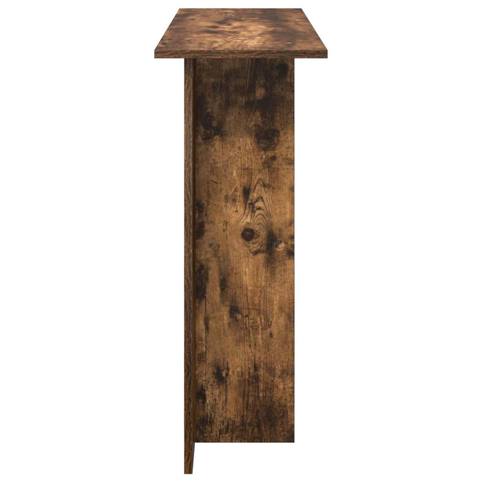 Masă de consolă Stejar fumuriu 100 x 30 x 75 cm Lemn prelucrat - WALTI WALTI