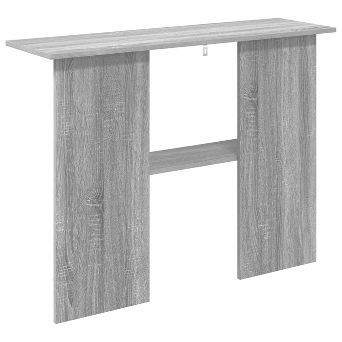 Masă de consolă Sonoma gri 100 x 30 x 75 cm Lemn prelucrat - WALTI WALTI