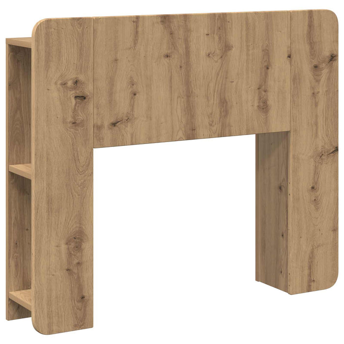 Tablă de pat cu sertar Stejar Artizanal 119,5 x 18,5 x 80 cm - WALTI WALTI