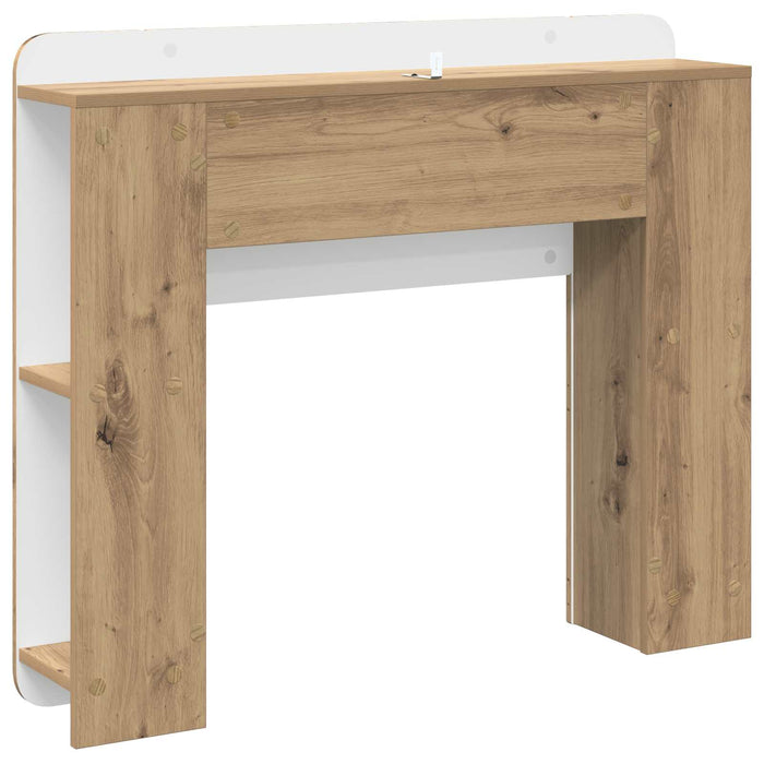 Tablă de pat cu sertar Stejar Artizanal 119,5 x 18,5 x 80 cm - WALTI WALTI