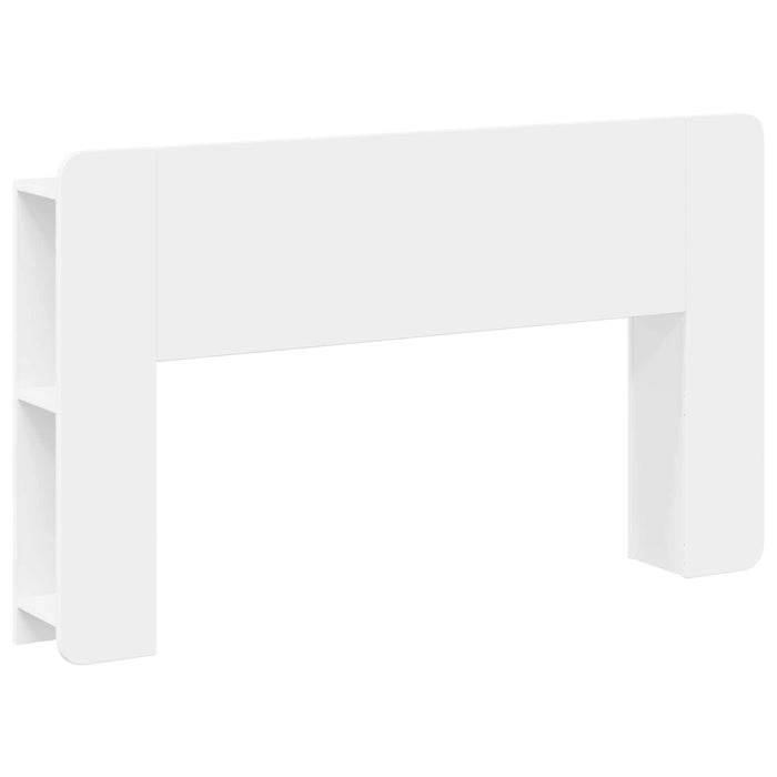 Tablă de pat cu sertar Alb 135 x 18,5 x 80 cm Lemn prelucrat - WALTI WALTI